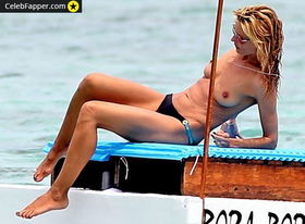 heidi klum fap nua nackt tits bruste boobs Foto